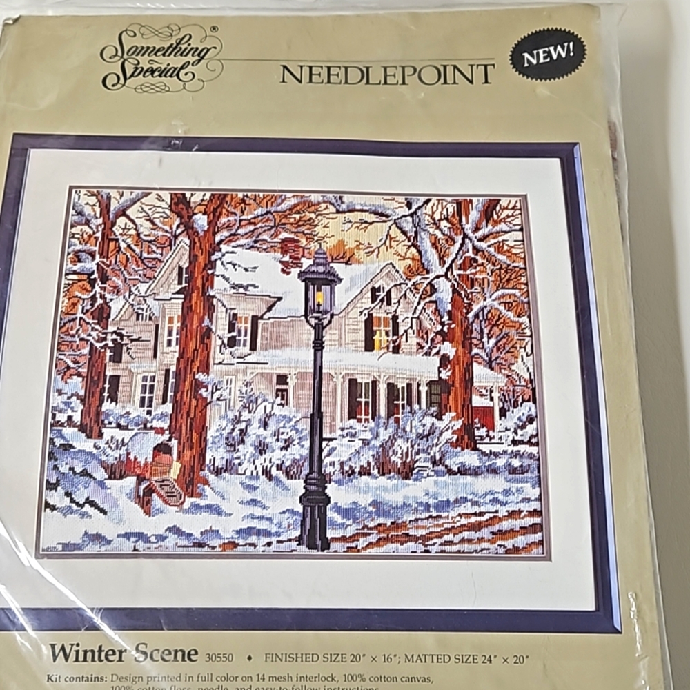 Needlepoint kit, New, never opened